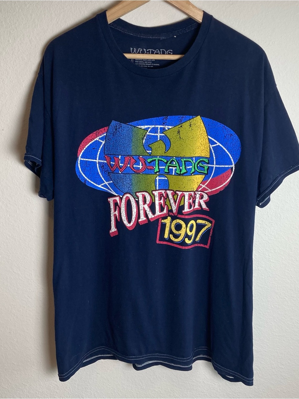 Wu Tang Forever Tour 1997 Men’s T Shirt Size Large Retro Hip Hop Rap Music